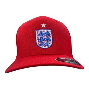 England Futbol National Soccer Team Fitted Cap Britain World Cup Hat L/XL